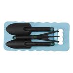 Garden tools set • 1x cultivator, 2x trowel + knee pad EVA