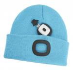 Beanie Cap Strend Pro Albacore light blue L, 4x SMD LED, USB charging