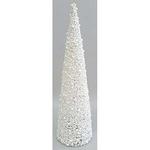 Christmas decoration TreeCone45.White, Berries, 45 cm