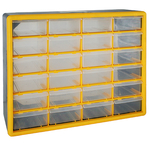 Plastic organizer
 with 24pcs PVC boxes 500x160x390mm Strend Pro, max.28kg