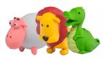Keychain lamp Strend Pro pendant, sheep, lion, dragon, with sound, 5 lm, sellbox 18 pcs