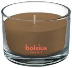 Candle Bolsius Jar True Scents 63/90 mm, scented, cinnamon/apple, in glass
