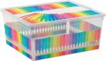 Box KIS C Box Arty Colours M, 18L, 34x40x17 cm, with lid