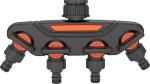 Distributor Strend Pro Garden, coupling, garden, 4-way, with valves
