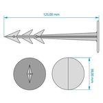 Stake GardenPEG 125/38 mm, pack. 20 pcs