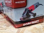 2.TRIEDA Brúska Worcraft AG08-125S, 820W, 125 mm, M14, uhlová,  s reguláciou otáčok