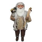 Christmas decoration XmC73, Santa, brown, 150 cm