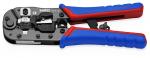 Klieste KNIPEX 97 51 13, 191 mm, lisovacie, Western RJ45