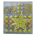 Decorations Xmas N23 5024, 41 pcs, M01 gold