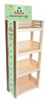 Stand Frosch, 2x side panel and 1x top card, exhibition, wooden, w 600/h 1400/ d 400