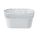 Flower pot NATURO 275, white
