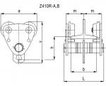 Single-girder carriage BRANO Z 420-A 3,2 t, 3,0 m