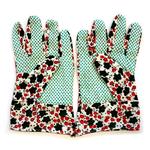 Gloves J0217,  garden with flowers