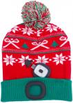 Hat Strend Pro X-mas green-red L, 4x SMD LED, USB charging