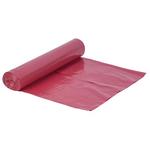 Waste bags ROLO LDPE T711.05, 070x110x0,05 mm, red, 15 pcs, 120 lit.