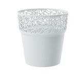 Flower pot NATURO 175, white