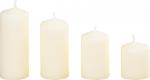 Candle MagicHome, Christmas, Advent, cream, 48 mm 60/80/100/120 mm, pack. 4 pcs