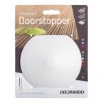 Door stop DOORSTOPPER, plastic for the door, on the floor, white