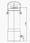 Cylinder Brano Z 321 50t, hydraulic