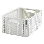 Laundry basket Curver® STYLE M, Off white, 38x29x17 cm