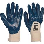 Gloves HARRIER 08, cotton, half dipped in nitrile