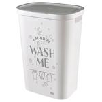 Laundry basket Curver® INFINITY 59L, Wash Me, 60x39x28 cm