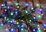 Christmas Light MagicHome Christmas Cherry Balls, 100 LED multicolor, IP44, 8 functions, L-9,90 m