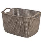 Laundry basket Curver® KNIT 3674 8L, brown, 30x22x17 cm