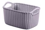 Laundry basket Curver® KNIT 3L, light purple, 25x18x14 cm