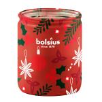 Candle Bolsius True Glow, 82x68 mm, apple/cinnamon, in glass