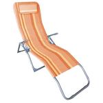 Sunbed CUBA, orange, 140x60x96 cm