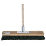 Floor broom Geco Z40NU, 400 mm, wooden, with handle