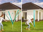 Clothes dryer LEIFHEIT 82008 Linomatic 600 Deluxe Cover, for laundry, garden, outdoor, with cover