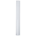 Pipe Smalt 1000 mm, white, enameled