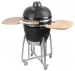 2.TRIEDA Gril Strend Pro Kamado Egg 21", priemer 46,7 cm, gril výška 91 cm, čierny, 130x73x122 cm