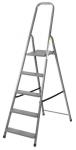 2.TRIEDA Schodiky Strend Pro ST-D5, 5 stupňové, oceľové, 173 cm, nosn. 125 kg