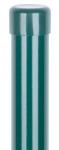2.TRIEDA Stĺpik Strend Pro METALTEC, 48/2200/1,50 mm, zelený, okrúhly, čiapočka, Zn+PVC, RAL6005