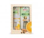 Gift set Frosch EKO, Oase orange, diffuser + refill, 2x 90 ml