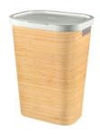 Basket Curver® INFINITY 59L, bamboo, 44x60x35 cm, for laundry, linen