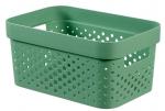 Basket Curver® INFINITY DOTS, 4,5L, green, 26x18x12 cm