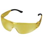 Safety goggles, PVC, yellow