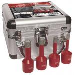 2.TRIEDA Sada vyrezávačov Strend Pro Premium DCB11S2, 6-8-10-12 mm, M14, diamant, korunky, professional   
