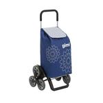 Shopping trolley GIMI Tris, blue, 56 lit, adjustment to stairs, 6 wheels