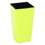 Flower pot FINEZJA, 190x190x360 mm, lime