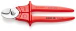 Nožnice káblové KNIPEX 95 06 230 SB, kliešte, 230 mm, do 16mm/50mm2, VDE