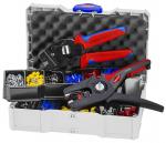 Sada KNIPEX 97 90 15, lisovacia, pre koncove dutinky s plast. objimkami