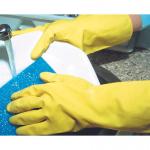 Gloves STARLING (M), household, latex