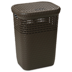 Laundry basket DEAhome Rattan Linen 60 lit, brown