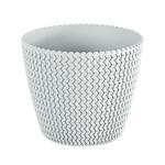 Flower pot SPLOFY 295/249 mm, 11.5 lit, white