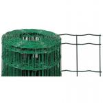 2.TRIEDA Pletivo EUROPLAST 2, 2000/100x50/2,20 mm, zelené, RAL 6005, Zn+PVC, ohradové, bal. 25 m
